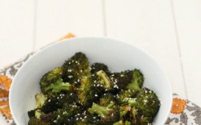 Spicy Ginger Roasted Broccoli