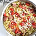 Pasta with Leeks and Sausage
